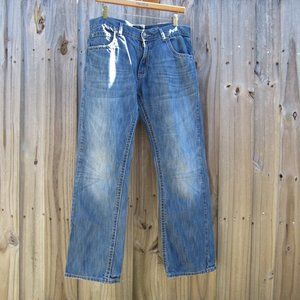 Men's 34x30 INC International Concepts  Copenhagen Slim Bootcut Jeans